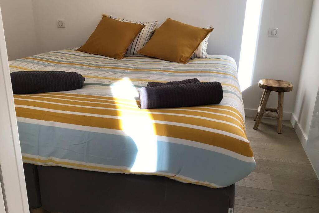 Appartement 2 chambres refait à neuf, climatisé, à 2 min de la mer Niza Exterior foto